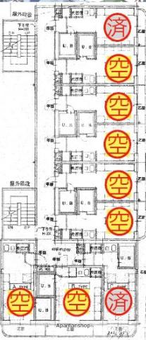 能見台マンション(ワンルーム/4階)の間取り写真