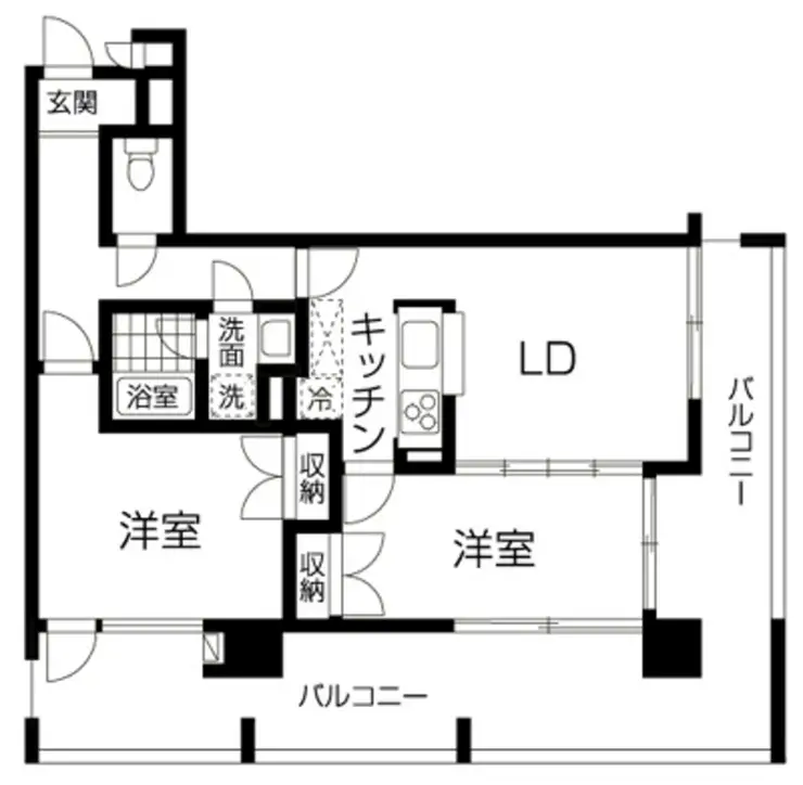 イーグルシャトー 3階階 間取り