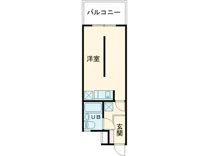R-RESIDENCE TAKAMATSU(ワンルーム/2階)の間取り写真