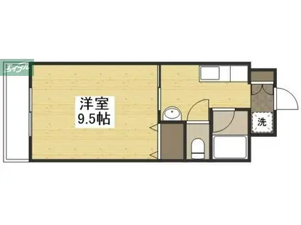 TOUEN BLDG トウエンビル(1K/8階)の間取り写真