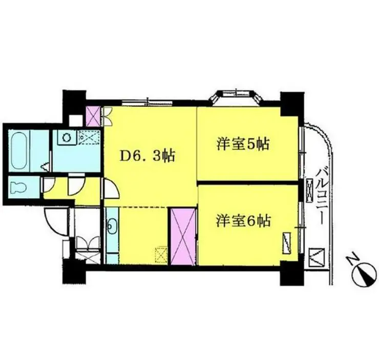 大須賀第二レジデンス 11階階 間取り