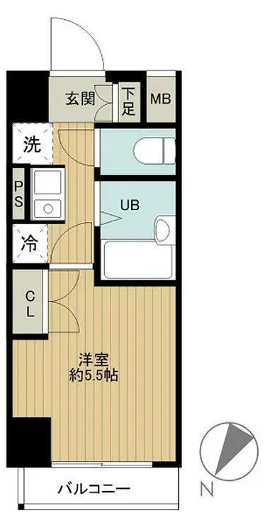 ロイヤルパレス目黒 6階階 間取り
