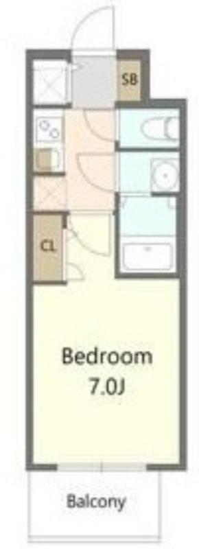 S-RESIDENCE堺浜寺BROAD(1K/5階)の間取り写真