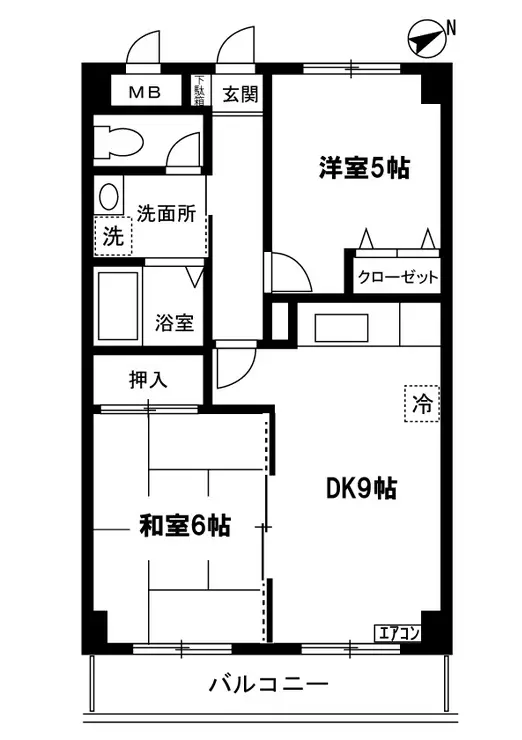 レジョン77 1階階 間取り