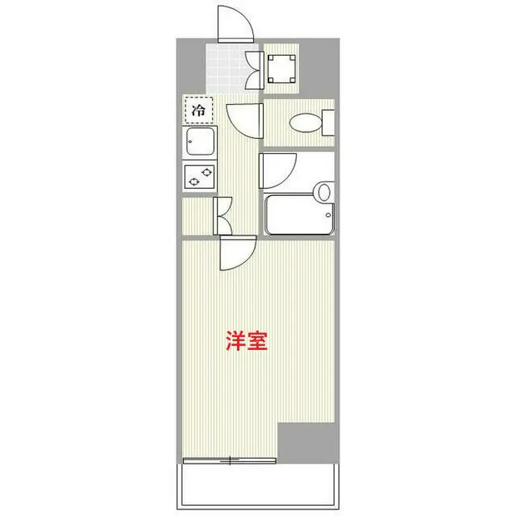 ルーブル西蒲田弐番館 4階階 間取り