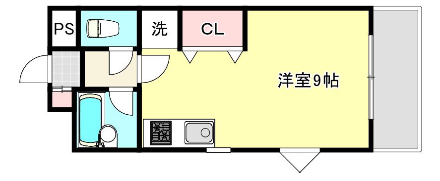 第63川崎ビル(ワンルーム/5階)の間取り写真