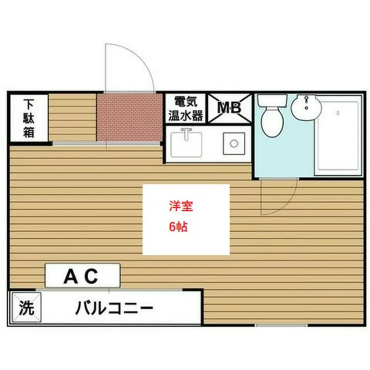 三葉マンション 1階階 間取り
