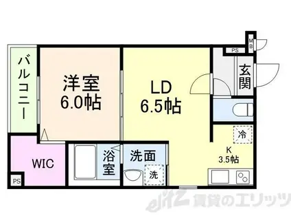 フジパレス千里丘駅東II番館(1LDK/3階)の間取り写真