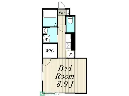 中野区上高田1丁目PJ(1K/1階)の間取り写真