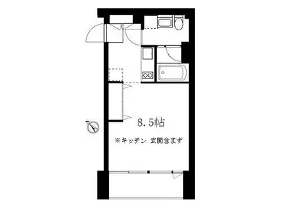 HMD5(ワンルーム/7階)の間取り写真