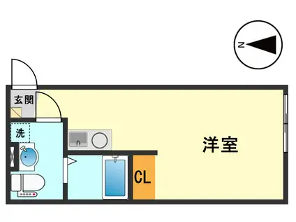 GOOD CRAFT KANAMACHI(ワンルーム/3階)の間取り写真
