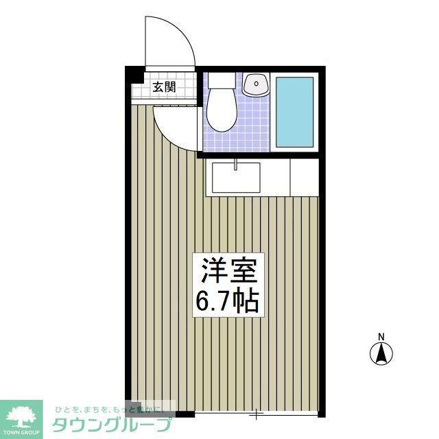 メゾンホワイト(ワンルーム/3階)の間取り写真