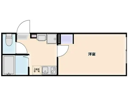 レジェンド金沢八景(1K/3階)の間取り写真