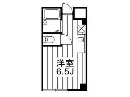 サン・オカベ・5(ワンルーム/1階)の間取り写真