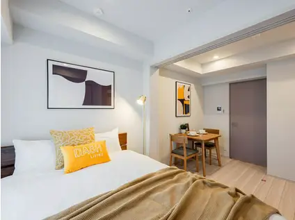 DASH LIVING 新宿三丁目 SYFORM 1ベッドルーム(1DK/2階)の間取り写真