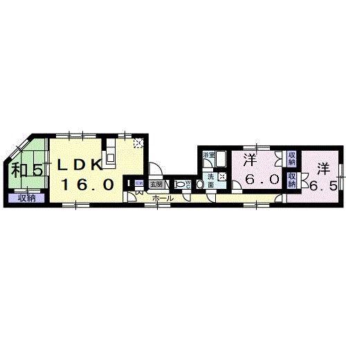クレストール四番館(3LDK/2階)の間取り写真