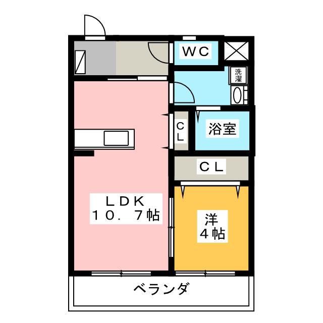 SPRING HOUSE MARUZUKA(1LDK/1階)の間取り写真