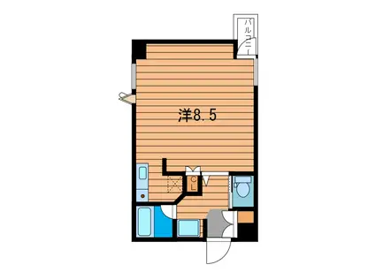 リッツオーヤマ(ワンルーム/3階)の間取り写真