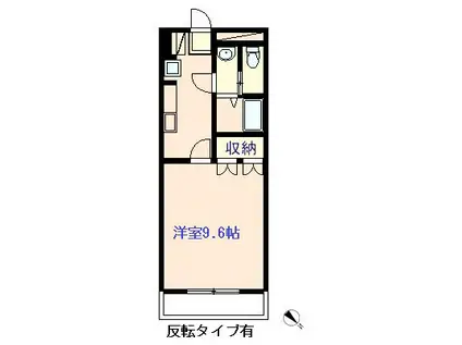 メゾンアスカ(1K/1階)の間取り写真