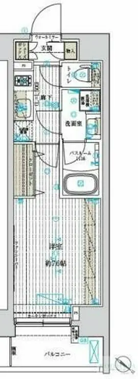 フュージョナル浅草FOREST 9階階 間取り