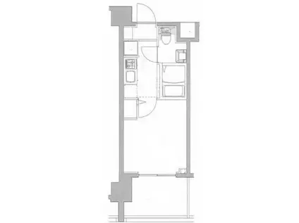 ジェノヴィア白金台グリーンヴェール(1K/5階)の間取り写真