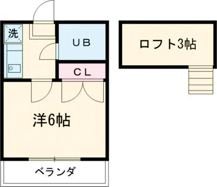 クレセント国分寺 1階階 間取り