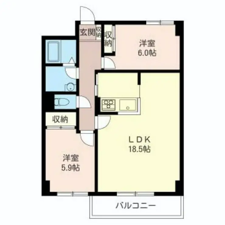 ヴェルドミール宮崎台 4階階 間取り