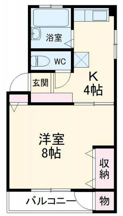 新子安コーポラス 3階階 間取り