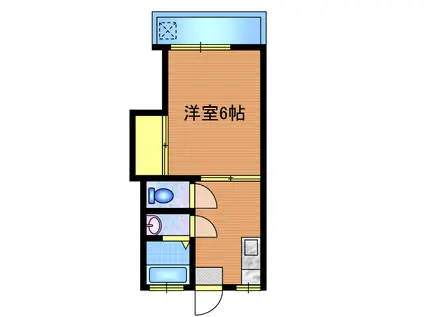 ハイツ栄連(1K/2階)の間取り写真