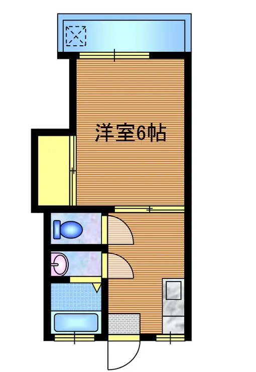 ハイツ栄連 2階階 間取り