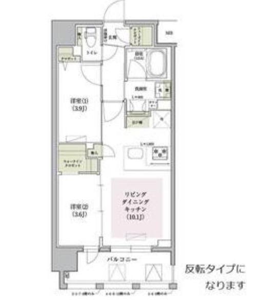 アーバネックス大阪天満宮II(1DK/7階)の間取り写真