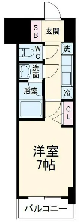 リーフコンフォート本厚木 8階階 間取り
