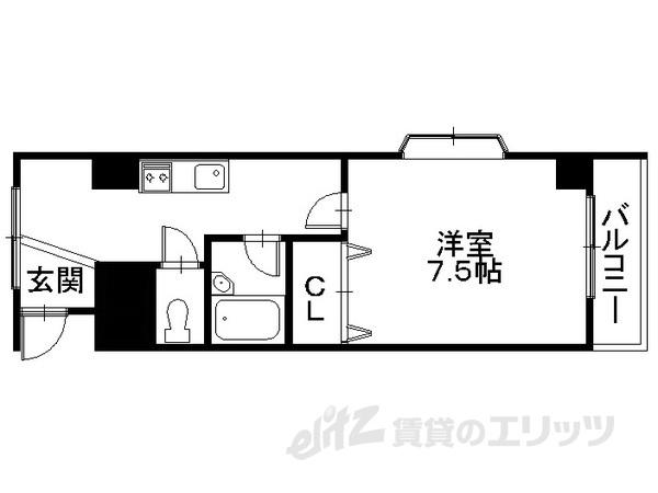 NASU21(1K/3階)の間取り写真