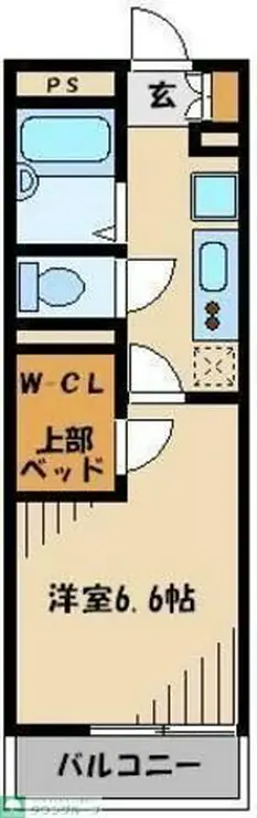 レオパレスユーフォリア 2階階 間取り