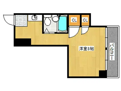 AYビル(ワンルーム/3階)の間取り写真