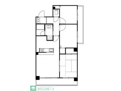 ソレイユ松戸(3LDK/3階)の間取り写真