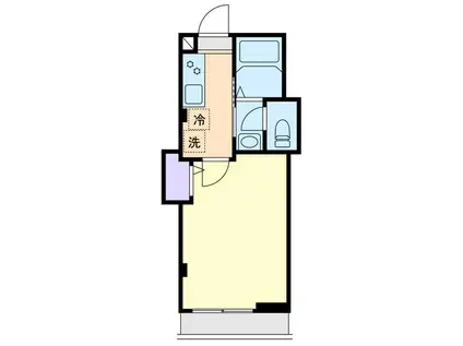 フィオーレ大山(1K/3階)の間取り写真
