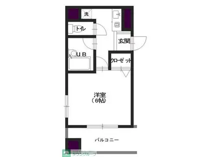 BONHEUR DEAR COURT(1LDK/3階)の間取り写真