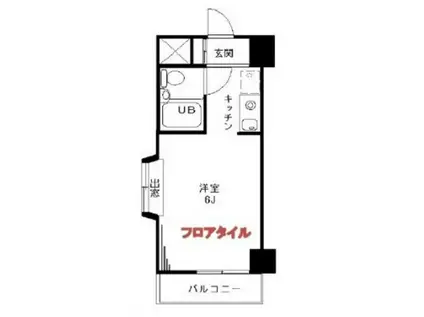 コーポワールド(1K/2階)の間取り写真