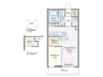 MY STYLE金沢文庫(1LDK/2階)の間取り写真