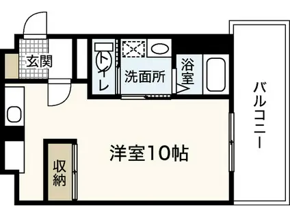 NOMAZEN BLD(ワンルーム/6階)の間取り写真