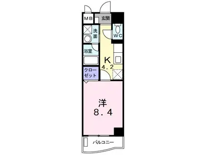 あざみ野コートヒルズ(3LDK/4階)の間取り写真