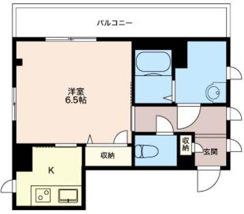 雑司が谷ハウス(1K/3階)の間取り写真