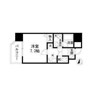 エコロジー栄レジデンス(1K/6階)の間取り写真