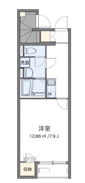 レオネクスト茜(1K/2階)の間取り写真
