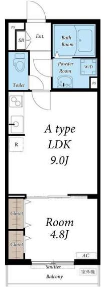 リブリ・ルアージュ学園東(1LDK/3階)の間取り写真