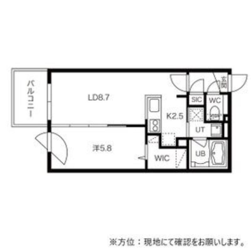 ROHDEA 109(1LDK/3階)の間取り写真