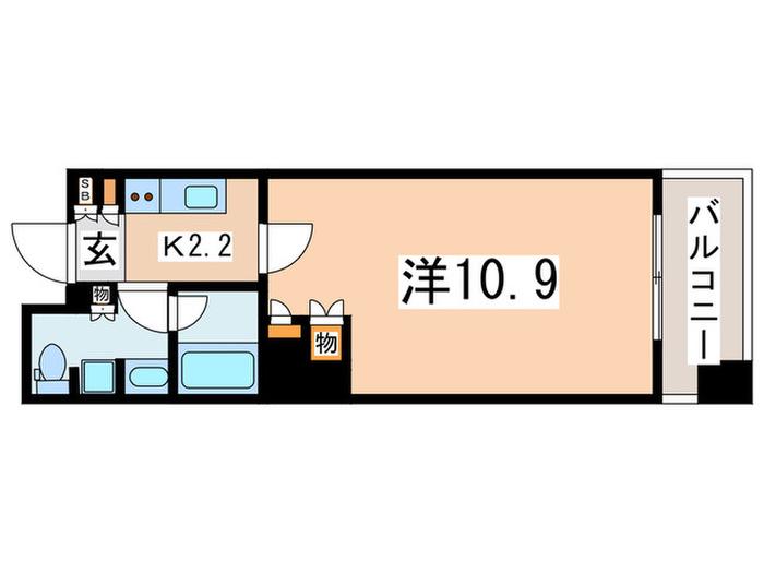 コンフォリア東池袋ウエスト(1K/3階)の間取り写真