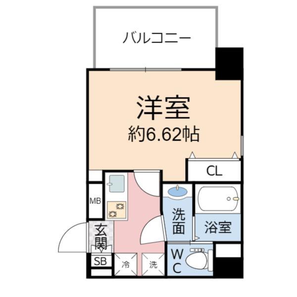 QUINTET JOTONOE(1K/2階)の間取り写真