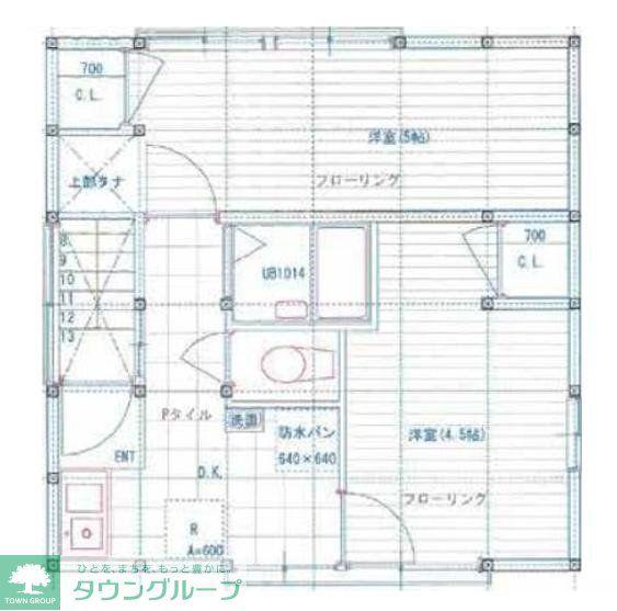 ＪＲ中央線 水道橋駅 徒歩4分 2階建 築64年(2DK/2階)の間取り写真